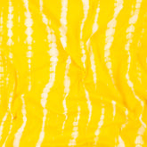 Yellow Natural Tie Dye Cotton Shibori Fabric