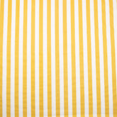 Yellow Striped Hand Block Cotton Running Fabric