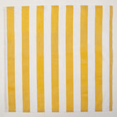 Yellow Striped Hand Block Printed Cotton Napkin Cloth