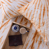 Yellow Tie Dye Handmade Cotton Bed Sheet