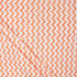 Zig Zag Orange Hand Block Printed Cotton Fabric Online
