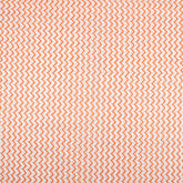 Zig Zag Orange Hand Block Printed Cotton Fabric Online