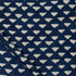 eometrical Printed Indigo Duck Fabric