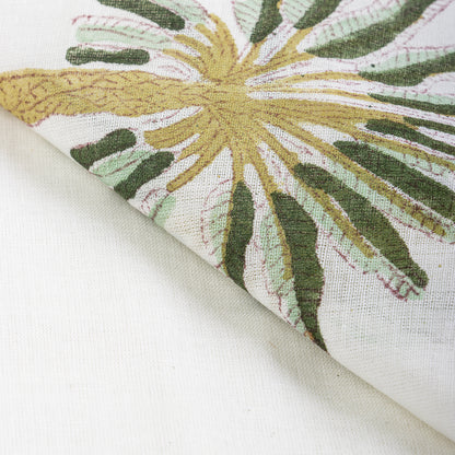 Palm Tree Print Pure Cotton Fabric for Kurtis
